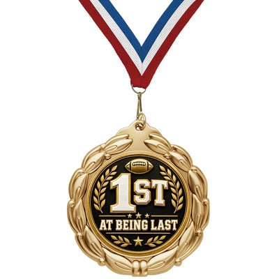 Fantasy Football Medal - 1st At Being Last, 2-3/4" Value Series Medal
