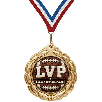 Fantasy Football Medal - LVP - Least Valuable Player, 2-3/4" Value Series Medal
