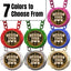 Custom Fantasy Football Medal - Design Your Own, Lite Champ Chain With Plastic Chain