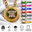 Custom Fantasy Football Medal - Design Your Own, Lite Champ Chain With Plastic Chain