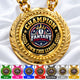 Fantasy Football Medal - Champion - I Own This League, Lite Champ Chain With Plastic Chain