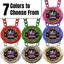 Fantasy Football Medal - Hail To The King - Bow Before Me, Lite Champ Chain With Plastic Chain – image 5