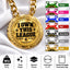 Fantasy Football Medal - I Own This League, Lite Champ Chain With Plastic Chain