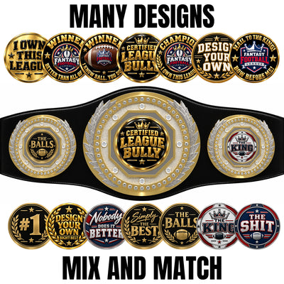 Fantasy Football Presidential Championship Belt - Certified League Bully