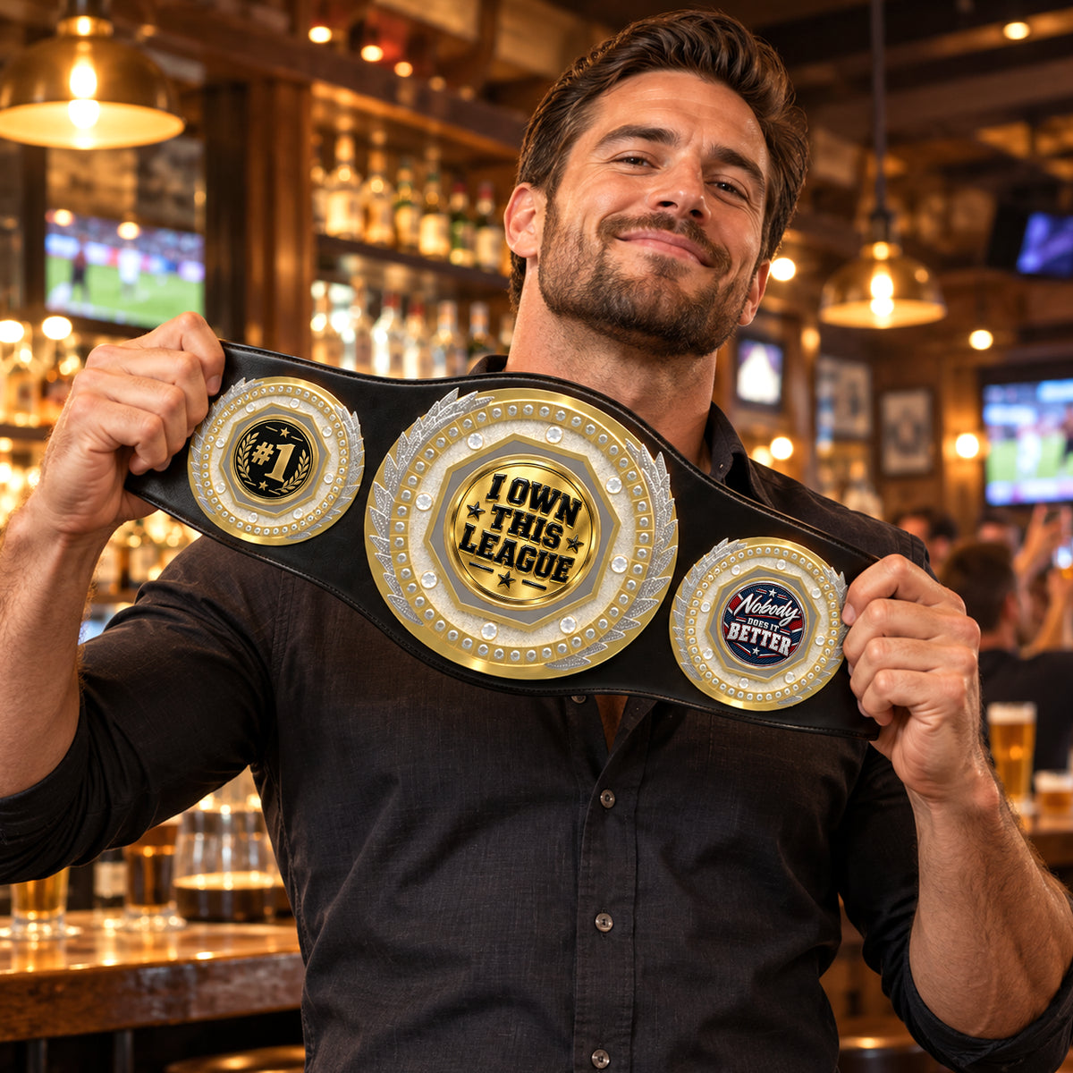 Fantasy Football Presidential Championship Belt - I Own This League