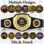 Fantasy Football Bright Shield Championship Belt - Hail To The King - Bow Before Me