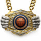 Basketball Medals - Player & Championship Awards, 9-1/2" x 6-1/4" Knock Out Champ Chain With Premium Chain
