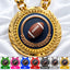 Football Medals - Player & League Championship Awards, 4-1/4" Lite Champ Chain with Plastic Chain