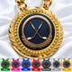 Ice Hockey Medals - Player & Team Victory Awards, 4-1/4" Lite Champ Chain with Plastic Chain