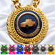 Pinewood Derby Medals - Racing & Speed Achievement Awards, 4-1/4" Lite Champ Chain with Plastic Chain