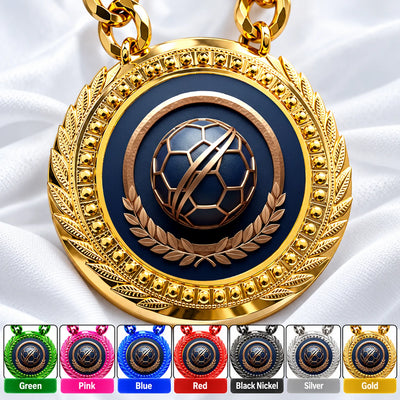 Soccer Medals - Player & Team Championship Awards, 4-1/4" Lite Champ Chain with Plastic Chain