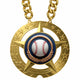 Baseball Medals - Team & League Championship Awards, 6" x 5-1/4" Super Star Champ Chain with Plastic Chain