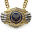 Tennis Medals - Player & Tournament Awards, 9-1/2" x 6-1/4" Knock Out Champ Chain With Premium Chain