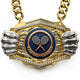 Tennis Medals - Player & Tournament Awards, 9-1/2" x 6-1/4" Knock Out Champ Chain With Premium Chain