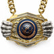 Soccer Medals - Player & Championship Awards, 9-1/2" x 6-1/4" Knock Out Champ Chain With Premium Chain