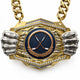 Ice Hockey Medals - Player & Championship Awards, 9-1/2" x 6-1/4" Knock Out Champ Chain With Premium Chain