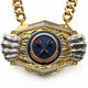 Darts Medals - Player & Championship Awards, 9-1/2" x 6-1/4" Knock Out Champ Chain With Premium Chain