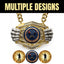 Darts Medals - Player & Championship Awards, 9-1/2" x 6-1/4" Knock Out Champ Chain With Premium Chain