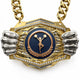Cheerleading Medals - Team & Championship Awards, 9-1/2" x 6-1/4" Knock Out Champ Chain With Premium Chain