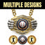 Baseball Medals - Player & Championship Awards, 9-1/2" x 6-1/4" Knock Out Champ Chain With Premium Chain