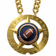 Football Medals - Team & League Championship Awards, 6" x 5-1/4" Super Star Champ Chain with Plastic Chain