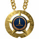 Gymnastics Medals - Gymnast & Meet Achievement Awards, 6" x 5-1/4" Super Star Champ Chain with Plastic Chain