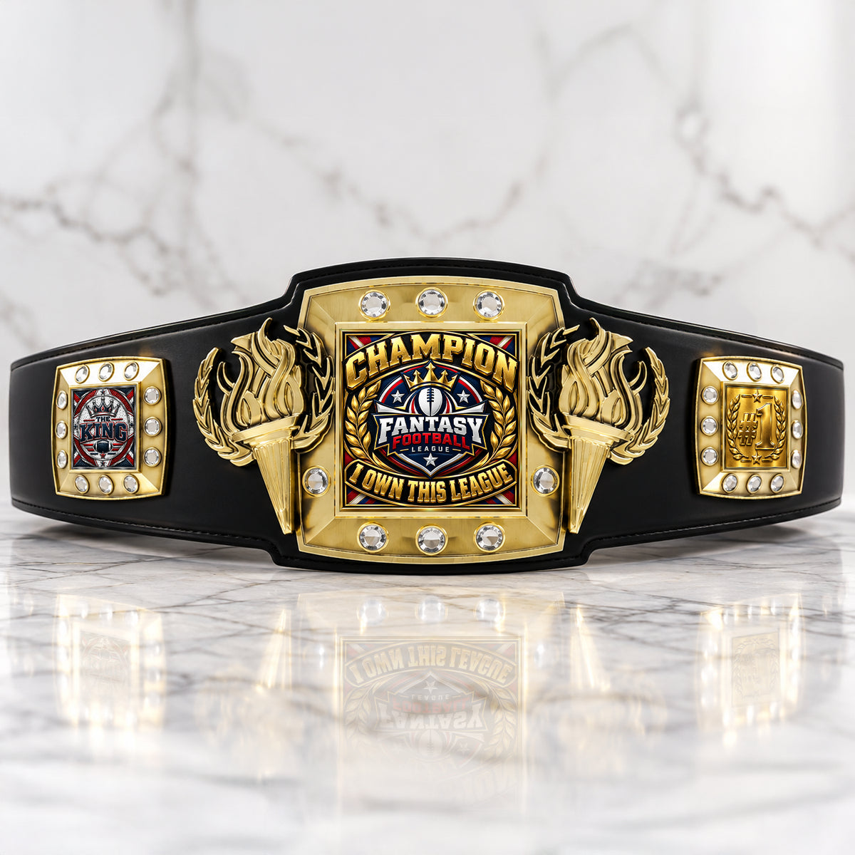 Fantasy Football Victory Championship Belt – Champion: I Own This League