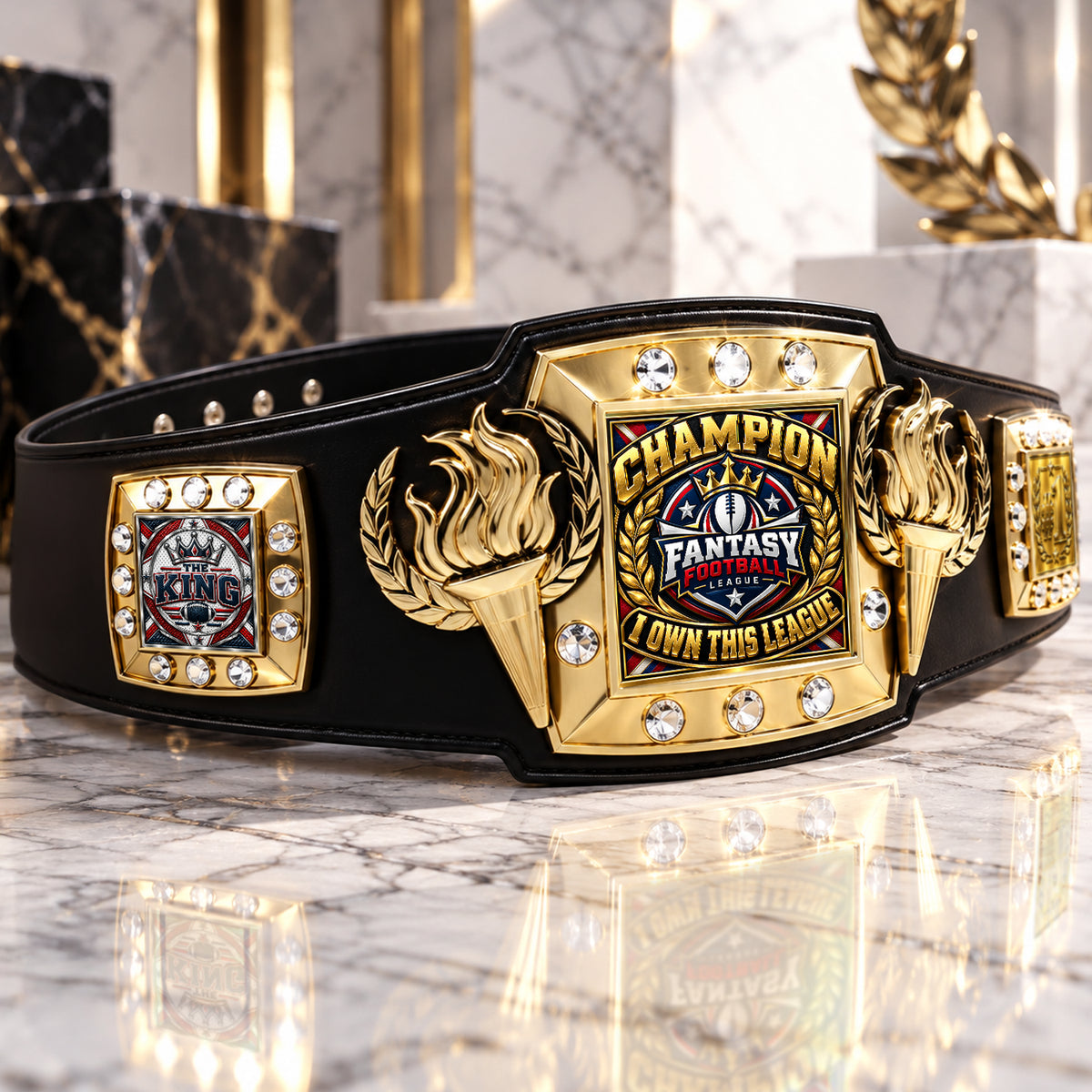 Fantasy Football Victory Championship Belt – Champion: I Own This League