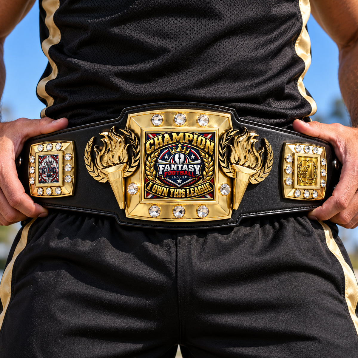 Fantasy Football Victory Championship Belt – Champion: I Own This League