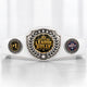 Fantasy Football Antique Shield Championship Belt in White - Certified League Bully