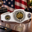 Fantasy Football Antique Shield Championship Belt in White - Certified League Bully