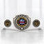 Fantasy Football Antique Shield Championship Belt in White - Hail To The King - Bow Before Me