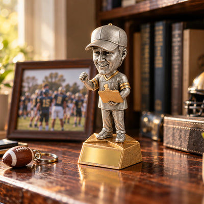 Fantasy Football Resin Bobblehead Trophy - 6"