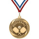 Pickleball Medals - Tournament & Player Achievement Awards, 2 1/4" Laurel Wreath Medal in Gold, Silver & Bronze