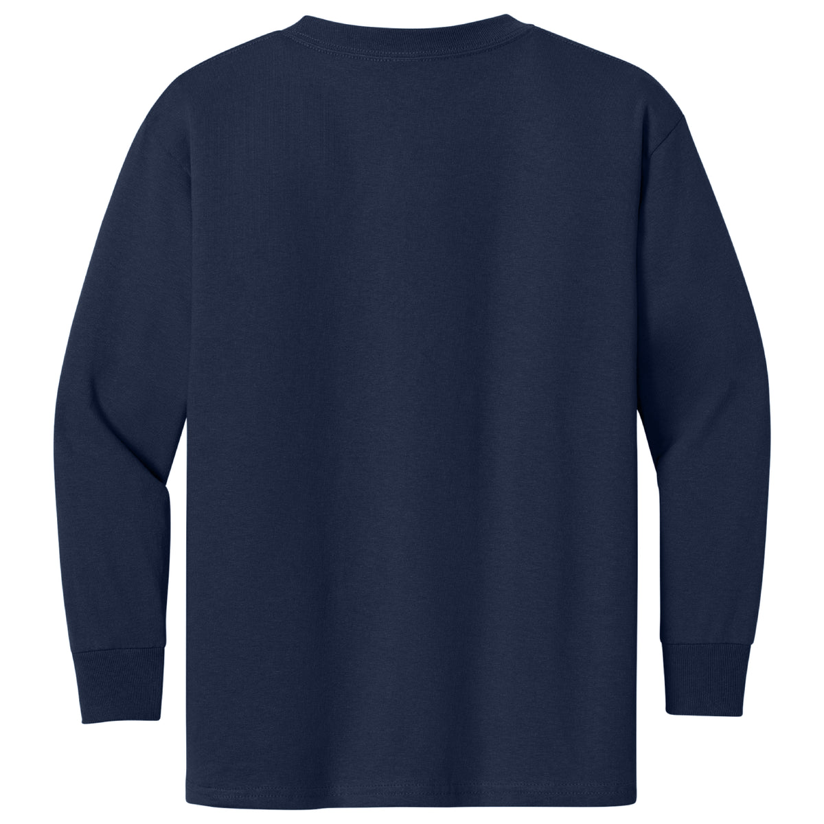Gildan 5400B Youth Heavy Cotton Long Sleeve T-Shirt Back Print