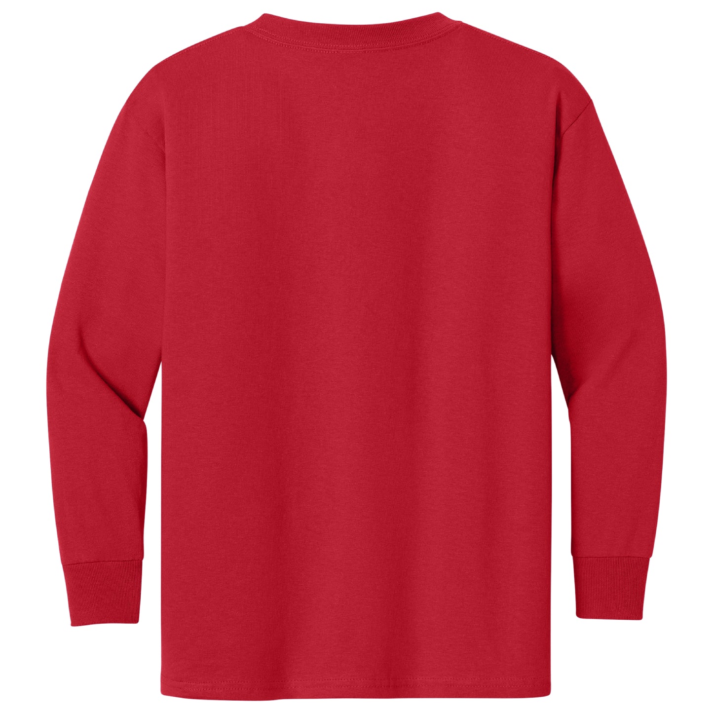 Gildan 5400B Youth Heavy Cotton Long Sleeve T-Shirt Back Print