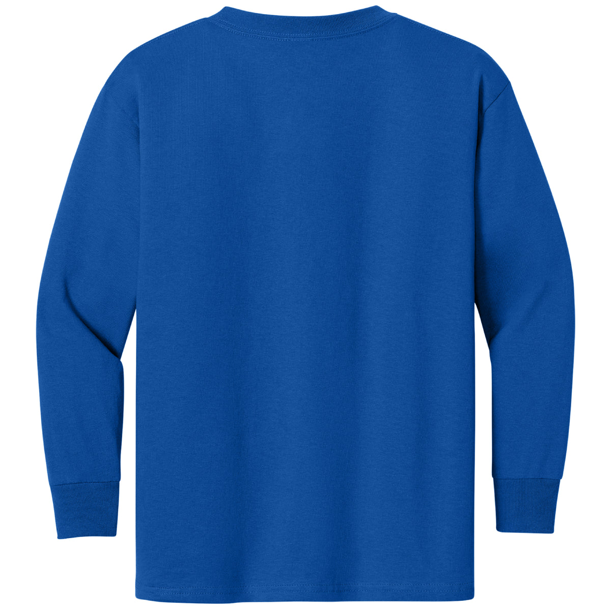 Gildan 5400B Youth Heavy Cotton Long Sleeve T-Shirt Back Print