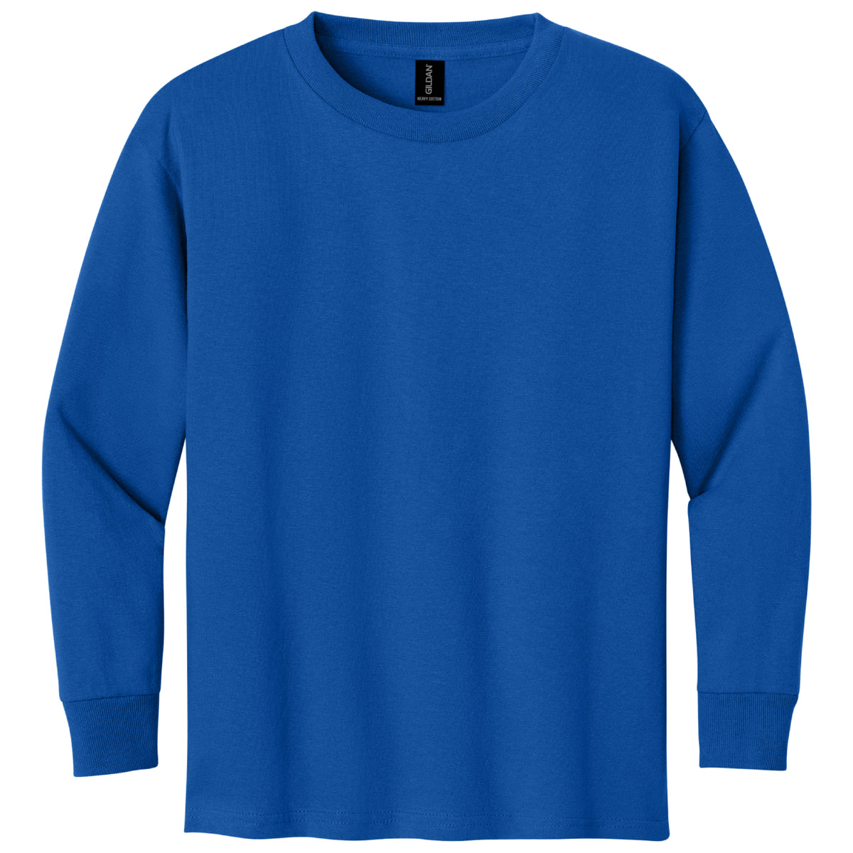 Gildan 5400B Youth Heavy Cotton Long Sleeve T-Shirt Front Print