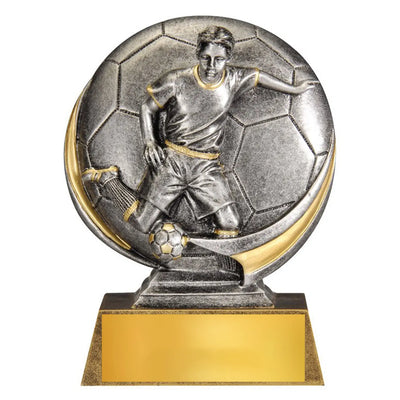 Soccer Player Trophy – 5" Resin Soccer Award for Individual Recognition - Male