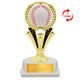 Spinning Baseball Trophy – Rotating Baseball Award with Customisable Plate (2 Sizes)