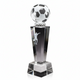 8" Crystal Soccer Male Player Award – Personalized Engraving Trophy for Soccer