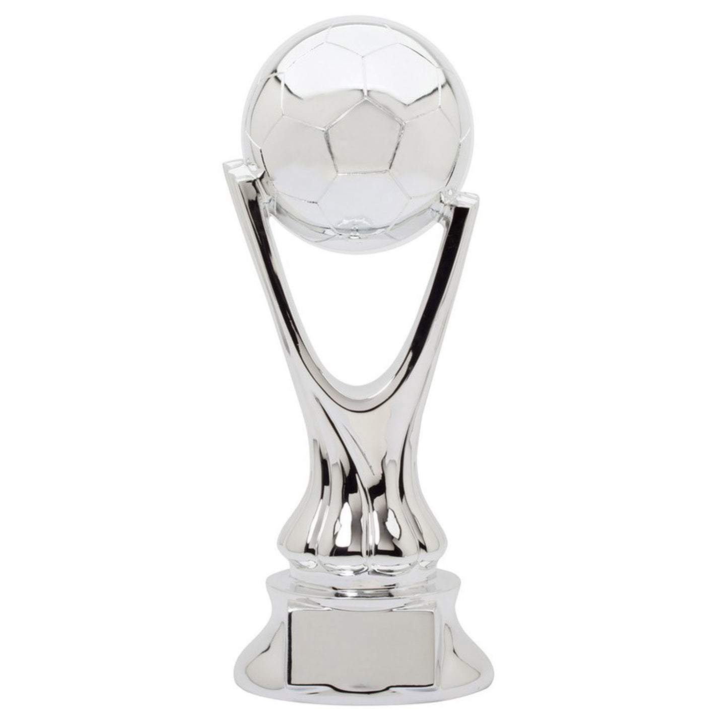 20" Metal Plated Tournament Soccer Trophy with Personalised Engraving Plate