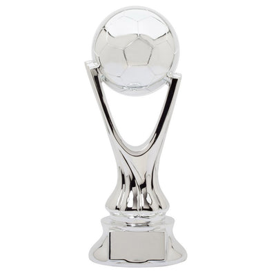 20" Metal Plated Tournament Soccer Trophy with Personalised Engraving Plate