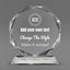 Design Your Own Crystal Glass Octagon Award