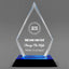 Design Your Own Blue Arrow Acrylic Award