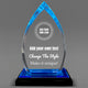 Design Your Own Acrylic Blue Oval Award