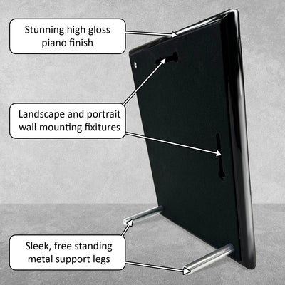 Piano Finish Floating Acrylic Plaque - Create Your Own Design