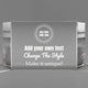 Design Your Own Clear Crystal Facet Block Award