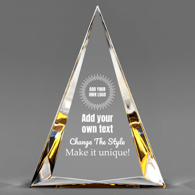 Design Your Own Gold Pinnacle Acrylic Award