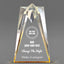 Design Your Own Gold Sculpted Star Acrylic Award